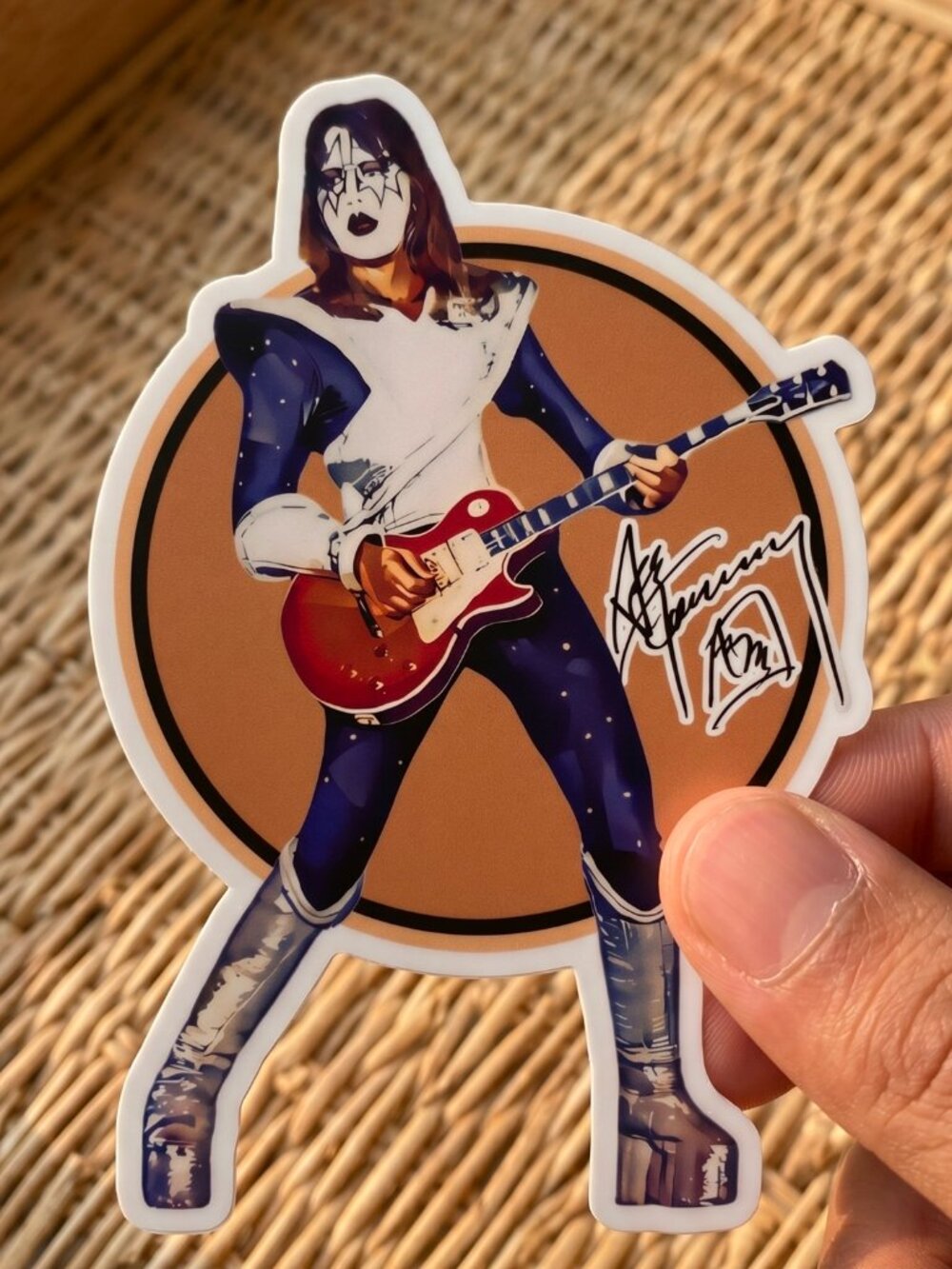 Ace Frehley - Retro Style Sticker - Picture 3 of 4